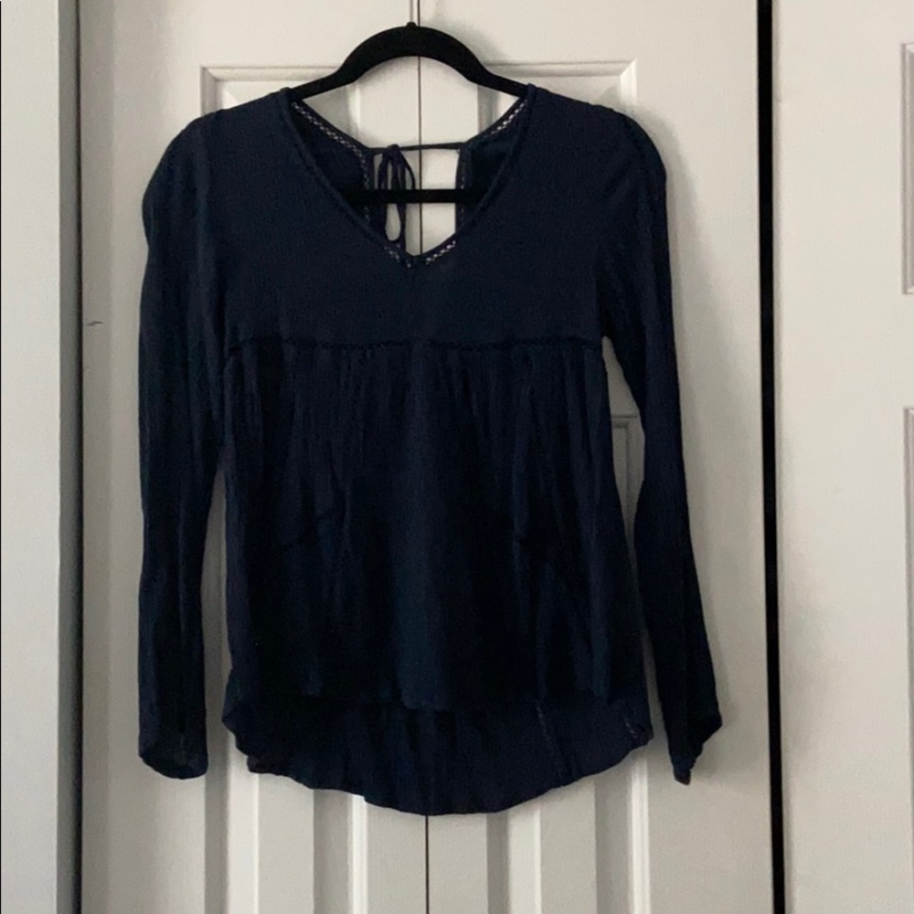 Navy Blue Detail Shirt